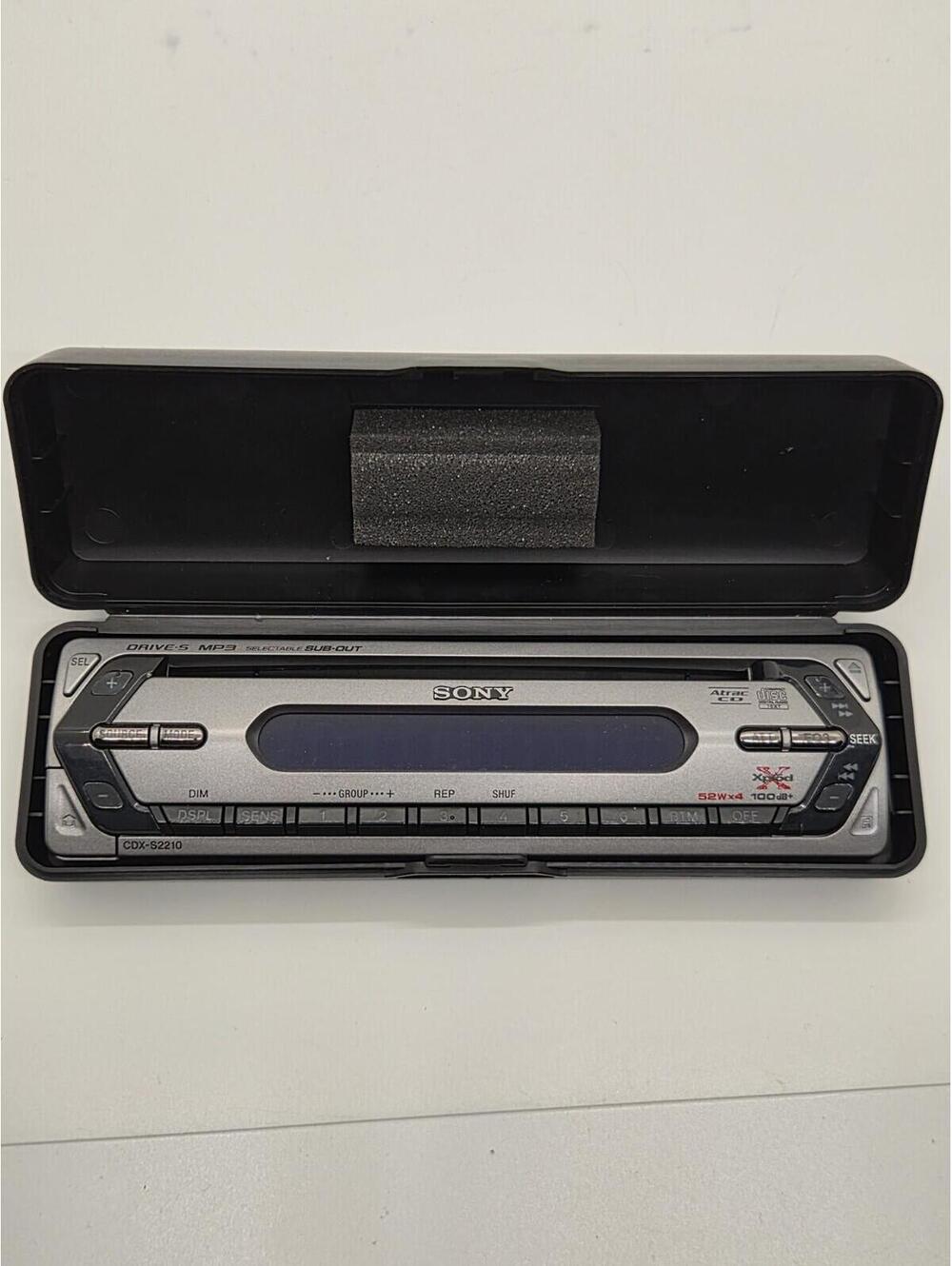 Sony CdX-S2210 Grey Car Radio Reciever Mp3 Sub-out